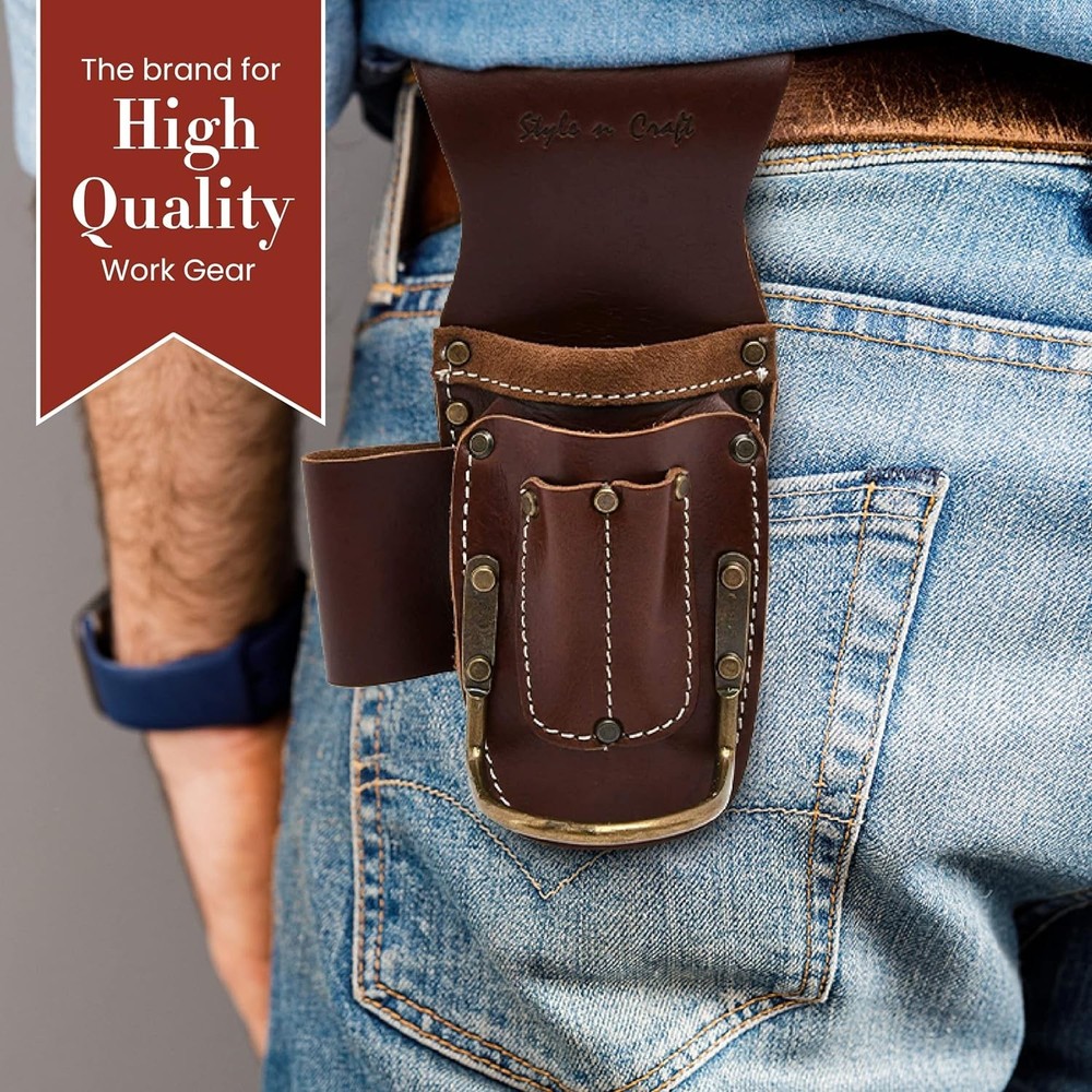 5-Pocket Carpenter's Tool Belt Organizer