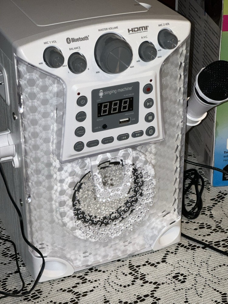 Singing Machine SML633 Bluetooth CD+G Karaoke System