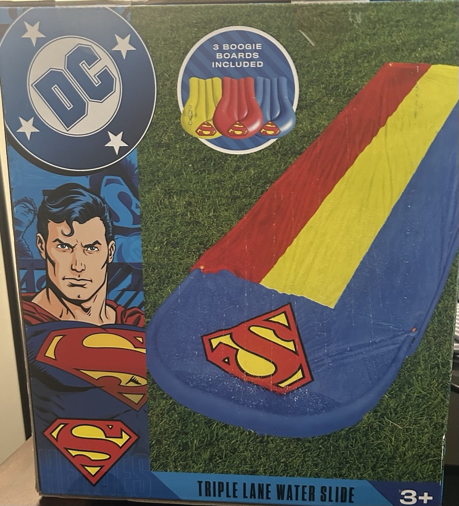 Superman Triple Lane Water Slide