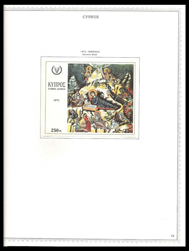 CYPRUS 1972 ISSUES ON 2 PAGES (LHM/UHM) *CLEAN & FRESH*