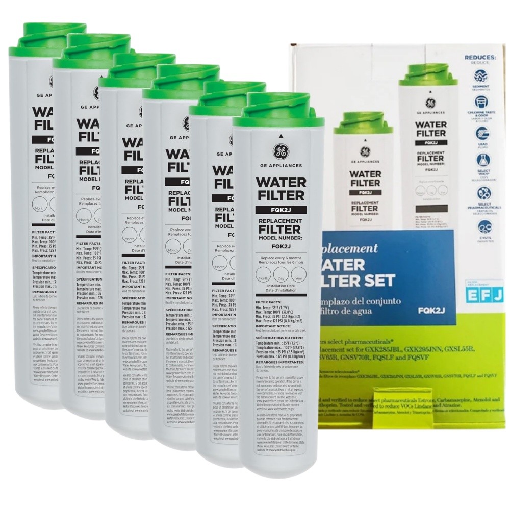 GE Under Sink Filtration System Water Filter, GXK255TBN FQK2J fit FQSLF FQSVF