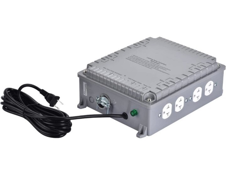 Adini 8000W 8-Light Relay Controller with Trigger Cord for Hydroponics Indoor