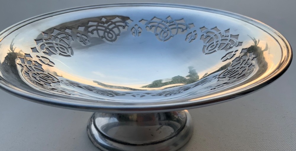 Mappin & Webb Art Deco Sliver Prince's Plate Fruit Basket