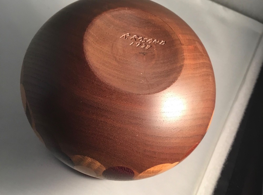 Robert Rosand inlaid vase