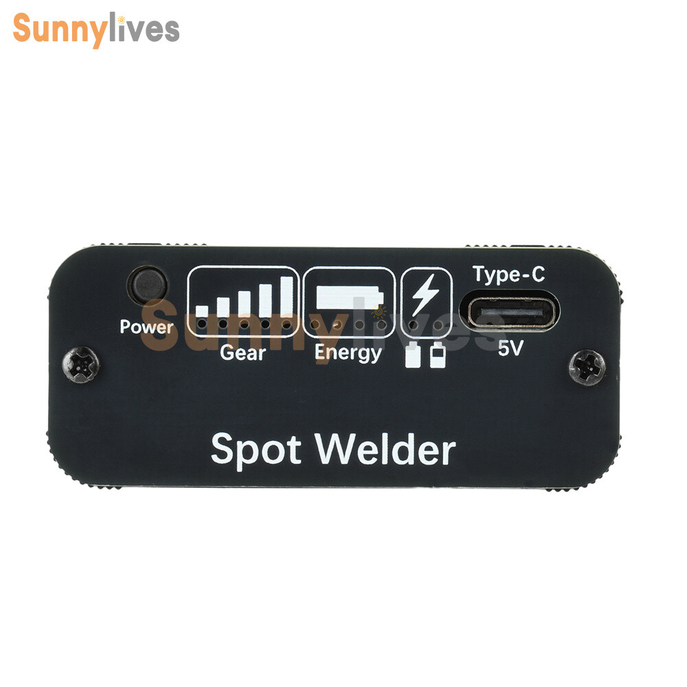Portable Spot Welder Machine 5 Gears Adjustable Handheld Spot Welder Type-C
