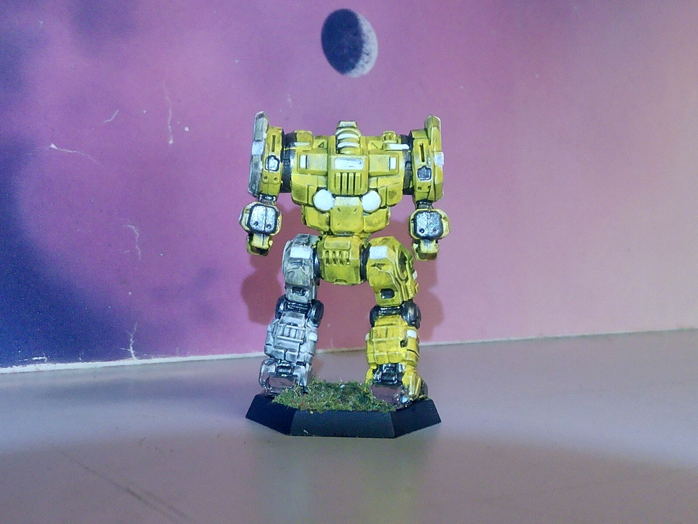 BATTLETECH TEMPLAR MECH [DAVION DAWN GUARD] (CATALYST, PLASTIC, PAINTED)