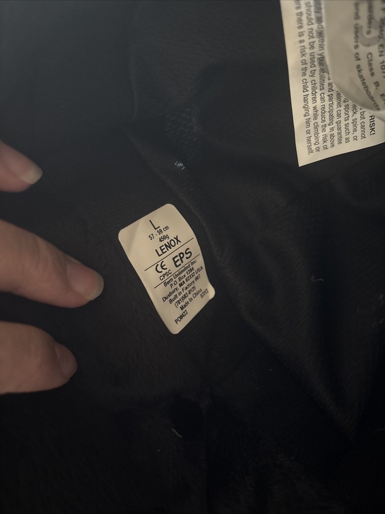 NWT! Bern Lenox Matte Black Helmet Size Large