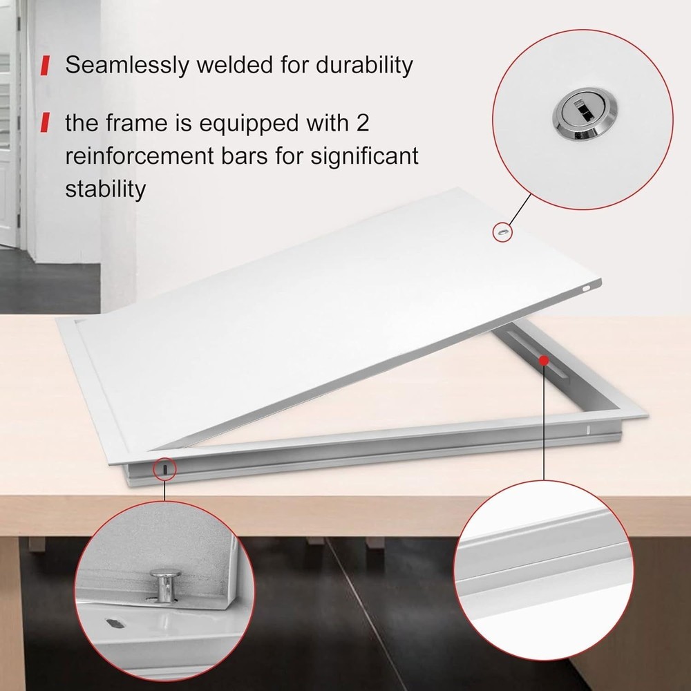 Thicken 1Mm 24 X 24 Access Panel for Drywall,Attic Door, Ceiling Access Panel