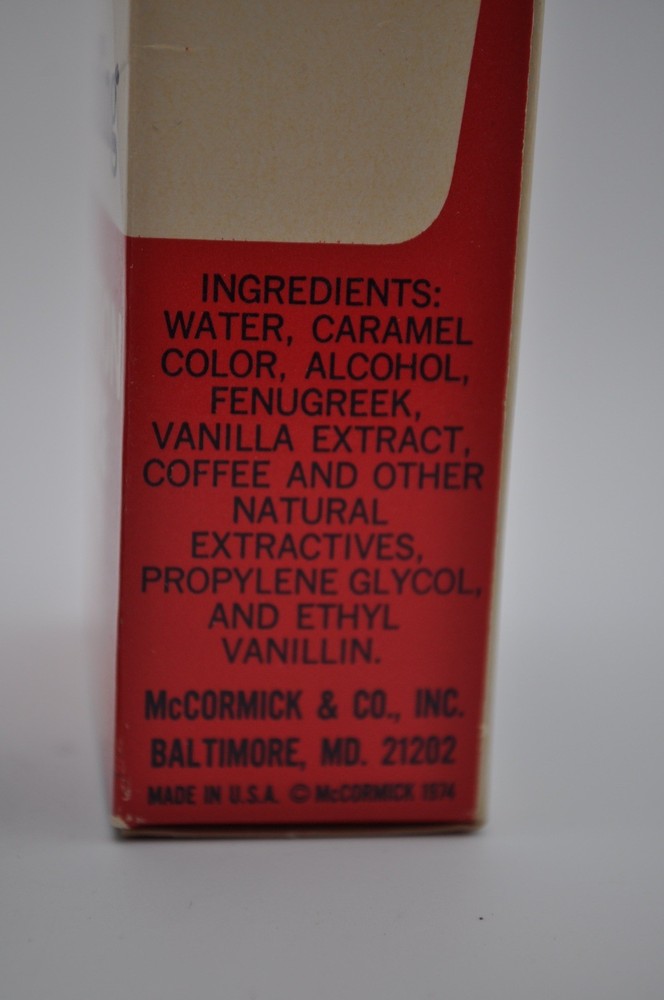 Vintage Schilling Imitation Maple Extract with Box Prop Pre Bar Code