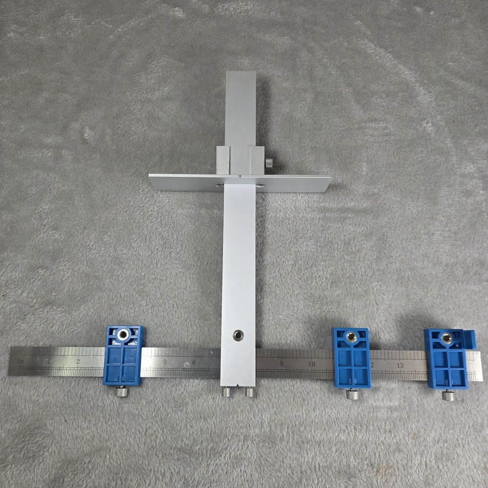 CABINET HARDWARE JIG Drawer Drilling Template Hardware Punch Locator