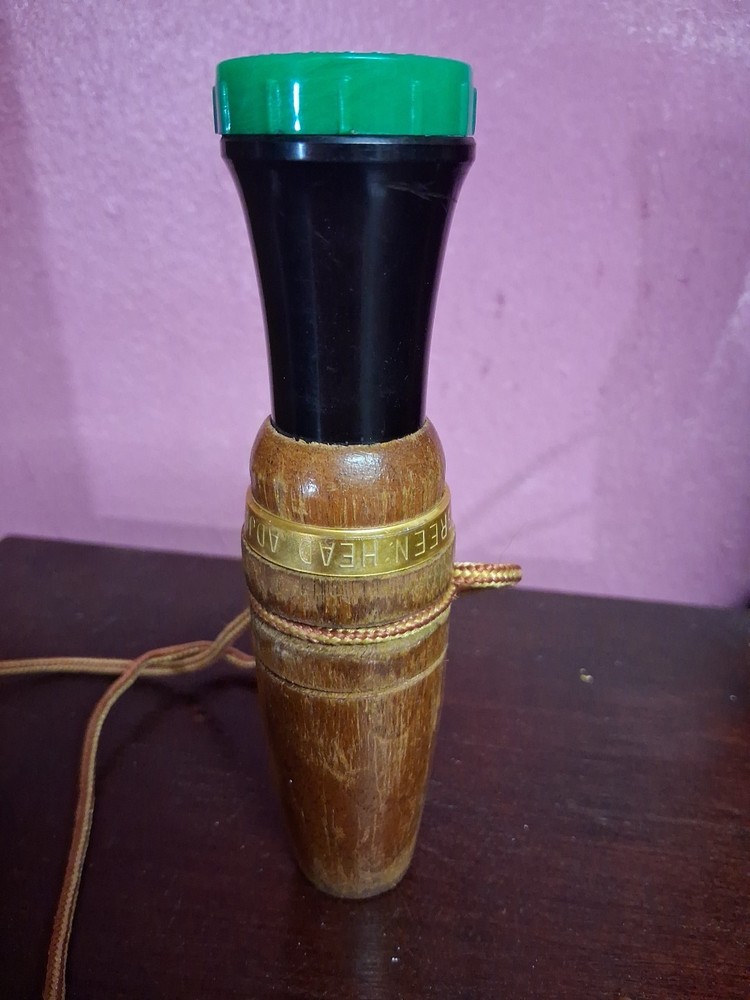 Vintage Green Head Adjustable Duck Call