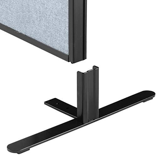 24-1/4"W x 72"H Freestanding Office Partition Panel Blue