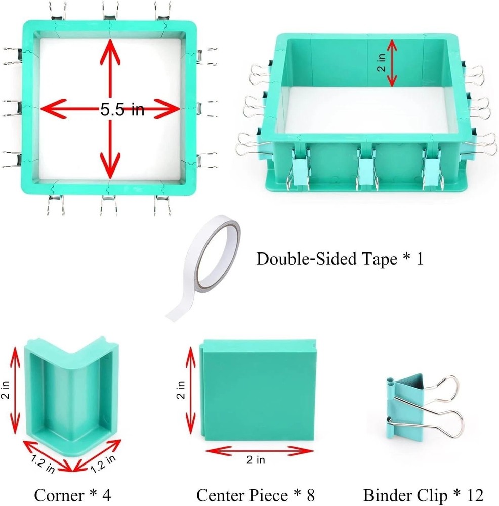 Adjustable Mold Housing Kit for Silicone Mold Making