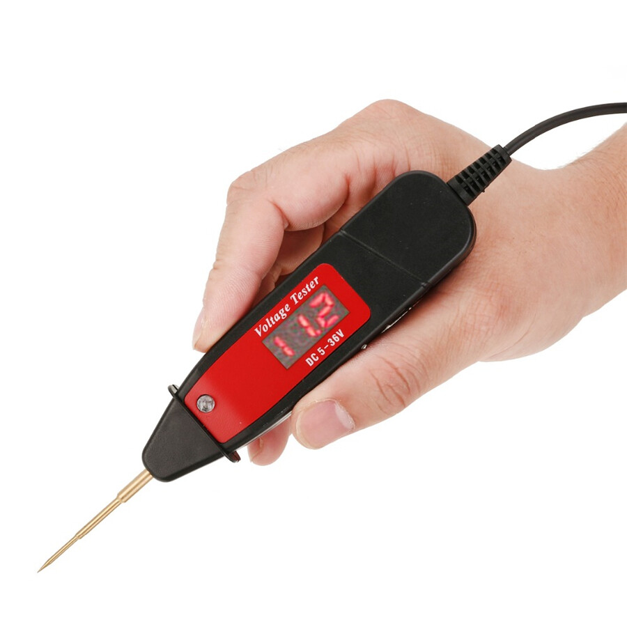 5-36V Digital Voltage Electric Tester Volt Detector Test Pen Car Testing Tool