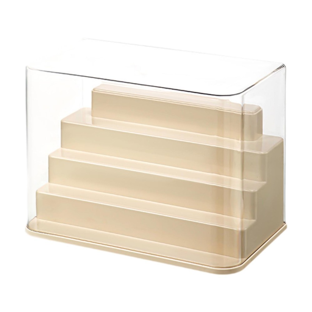 Figure Display Case Stackable Protection Display Box for Dolls Collectibles