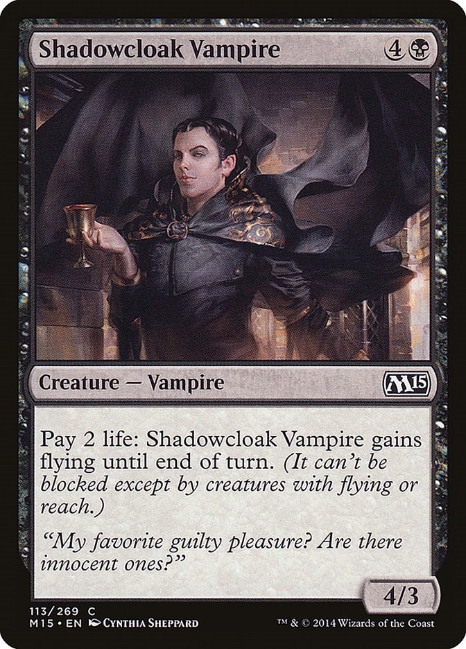 Shadowcloak Vampire Magic 2015 (M15) 113 MTG LP