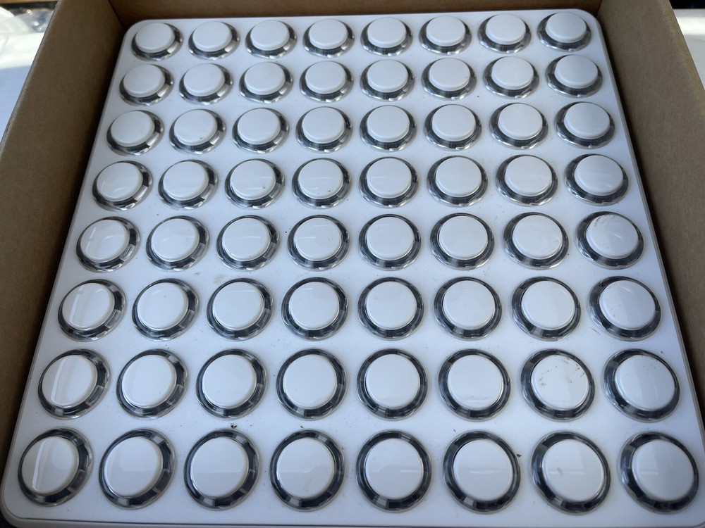 DJ Tech Tools MIDI Fighter 64 MIDI Controller - White