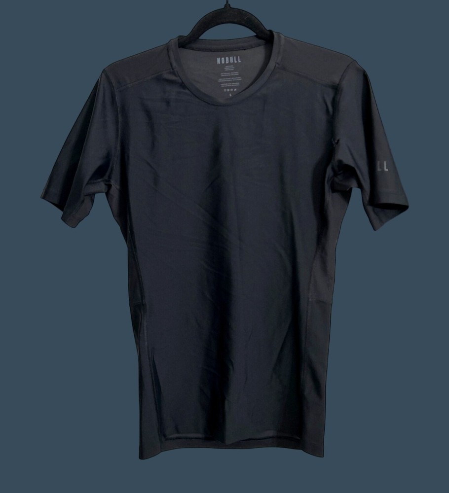 Nobull Mens Black Performance Compression T-Shirt Size L