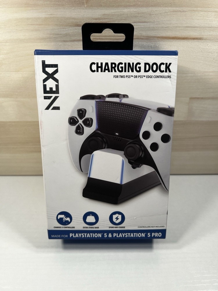 NEXT - Dual Controller Charging Station for Playstation 5 - White