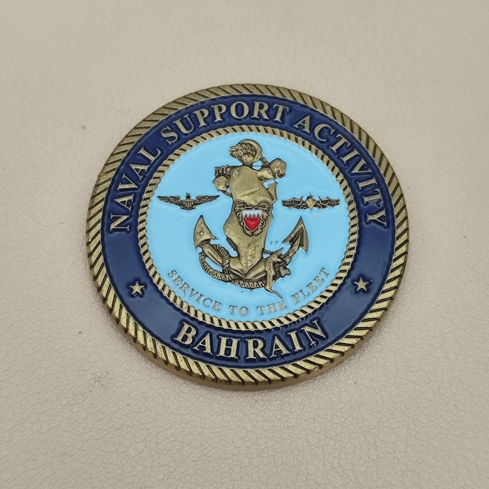 US Naval Support Activity Bahrain Challenge Coin