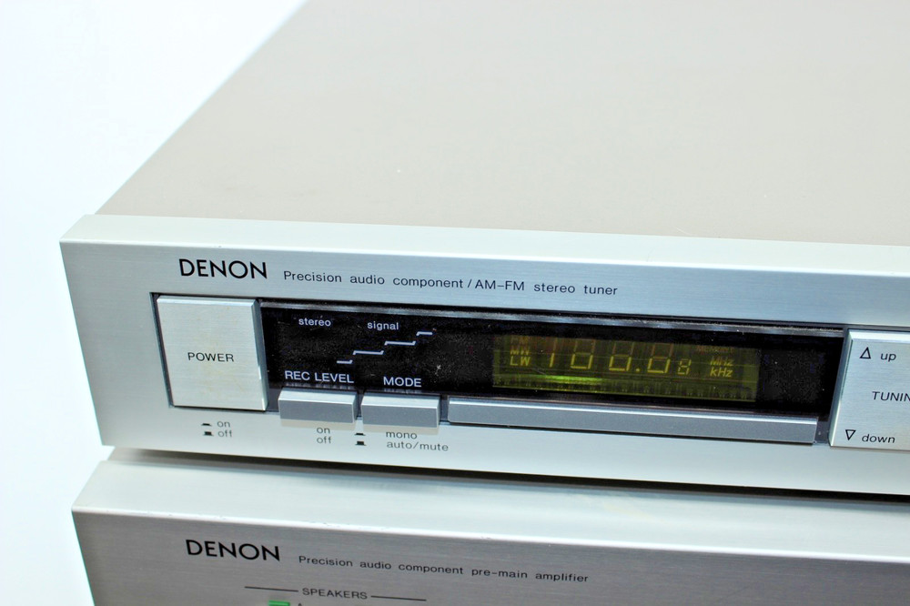 Denon PMA-750 & TU-750S Precision Audio Component Units Bundle - Tested & Works!