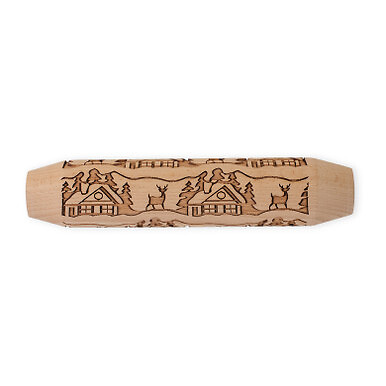 Nordic Ware Woodland Cottage Embossing Rolling Pin
