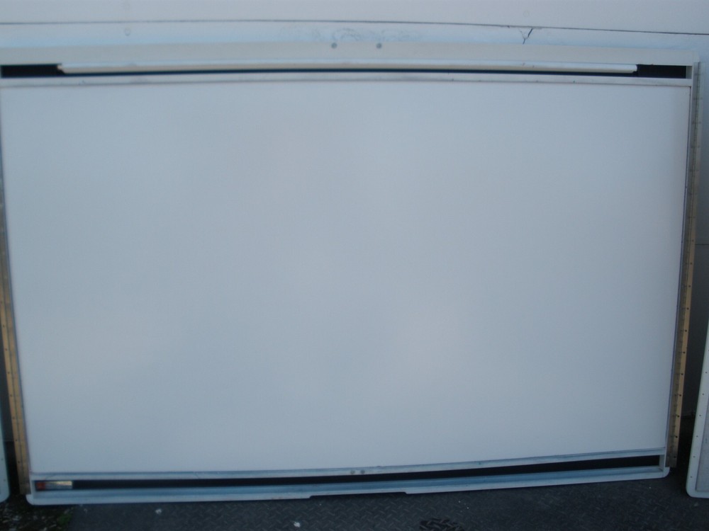 Egan Visual White Board/ Poster Board, Projection Screen Combination