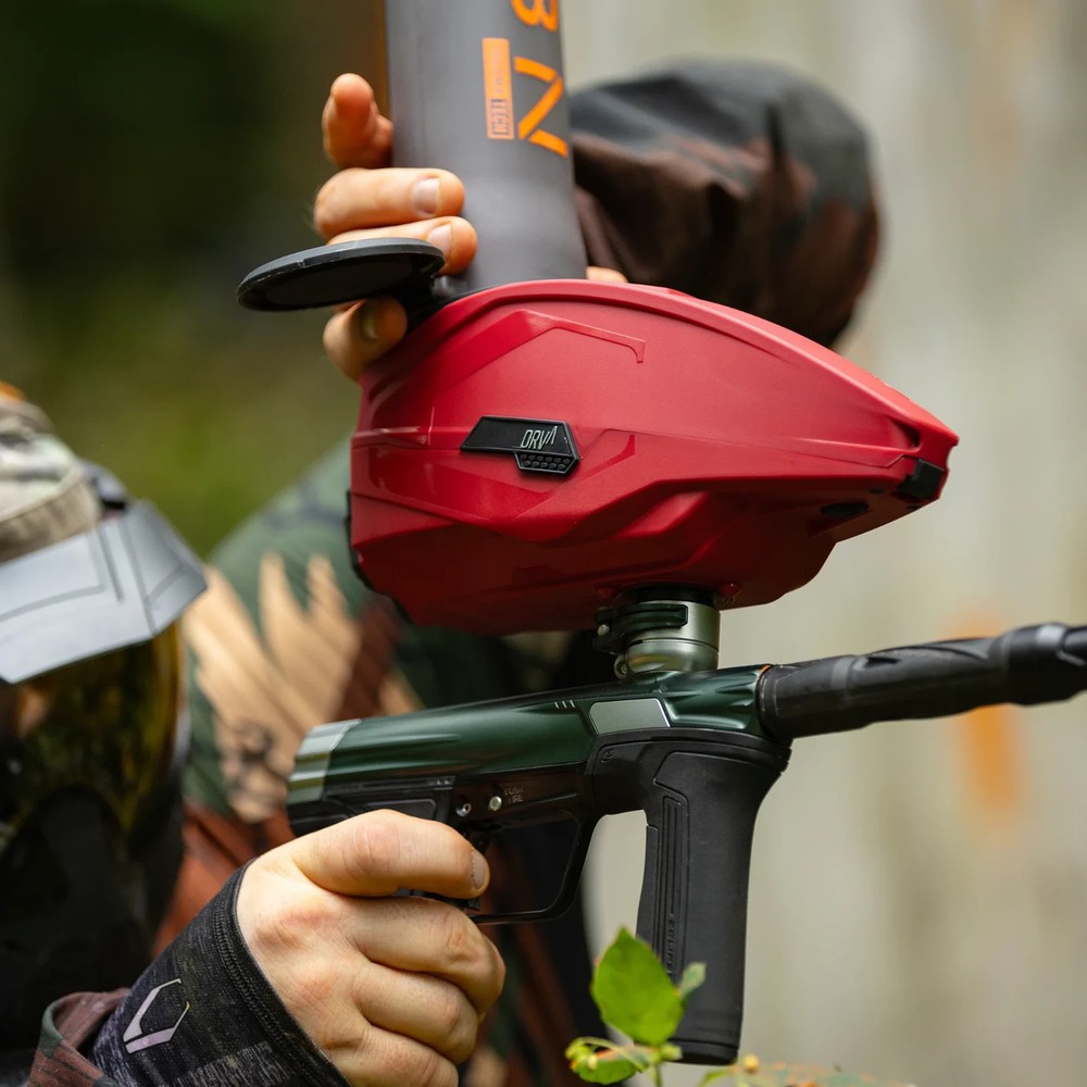 NEW Carbon CRBN DRV Paintball Loader - RED