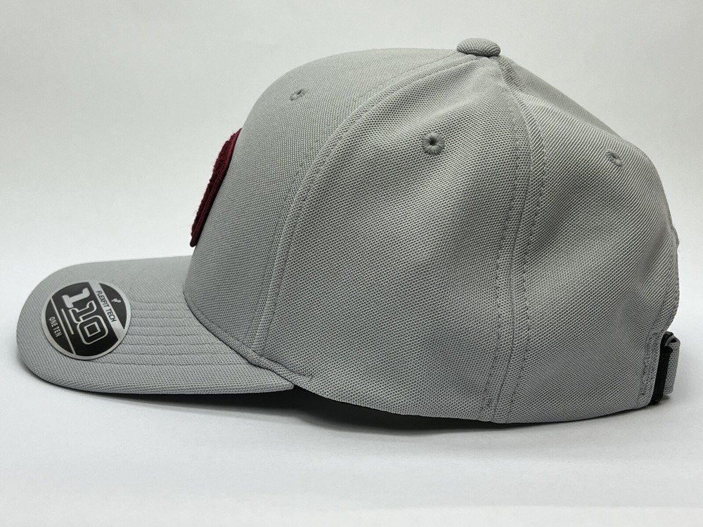 110 One Ten Flexfit Tech Gray Golf Hat Nuterra Patch Strapback