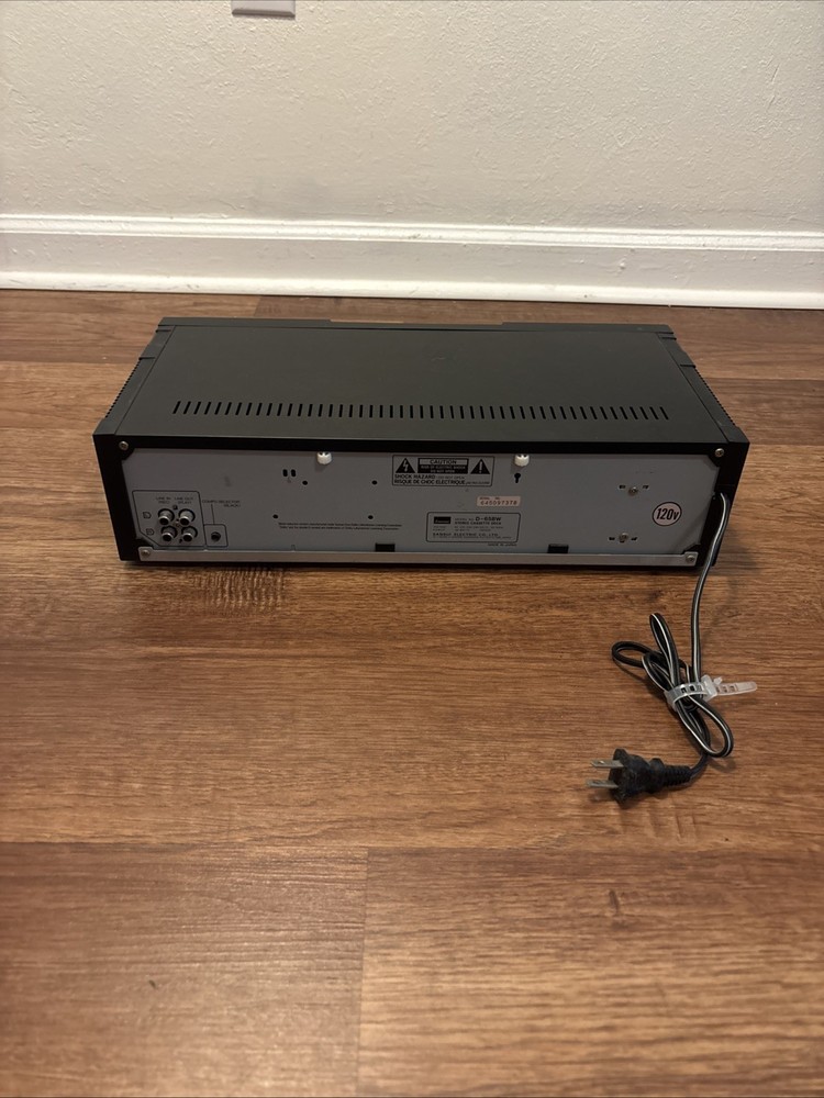 Sansui D-65BW stereo double cassette deck