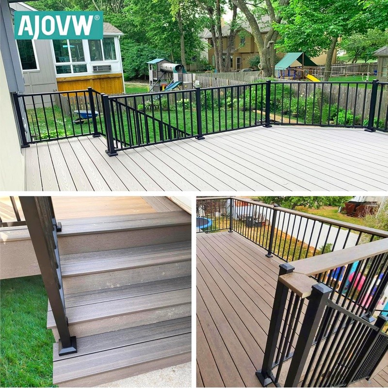Aluminum Deck Post Base Cover Durable Waterproof Easy Install Outdoor Solution