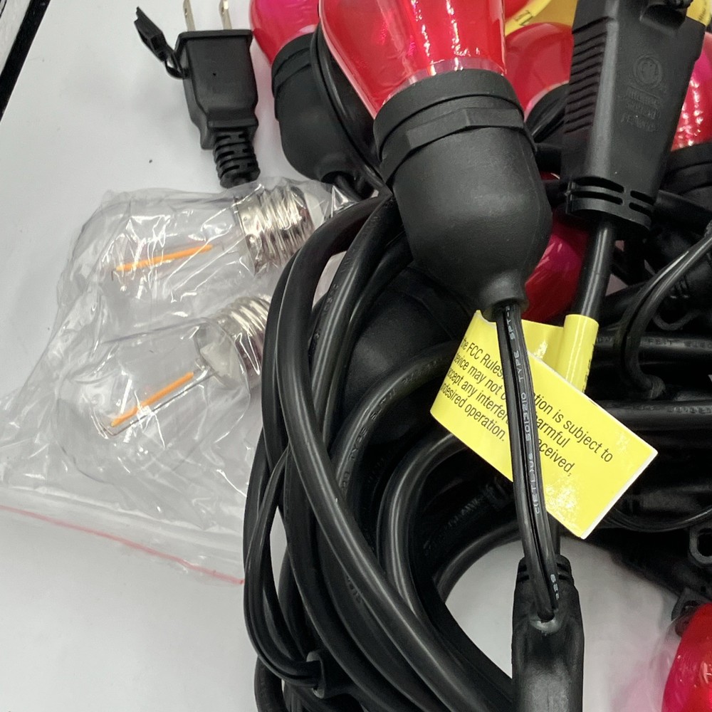 Hampton Bay Shatterproof Filament String Lights - 48ft