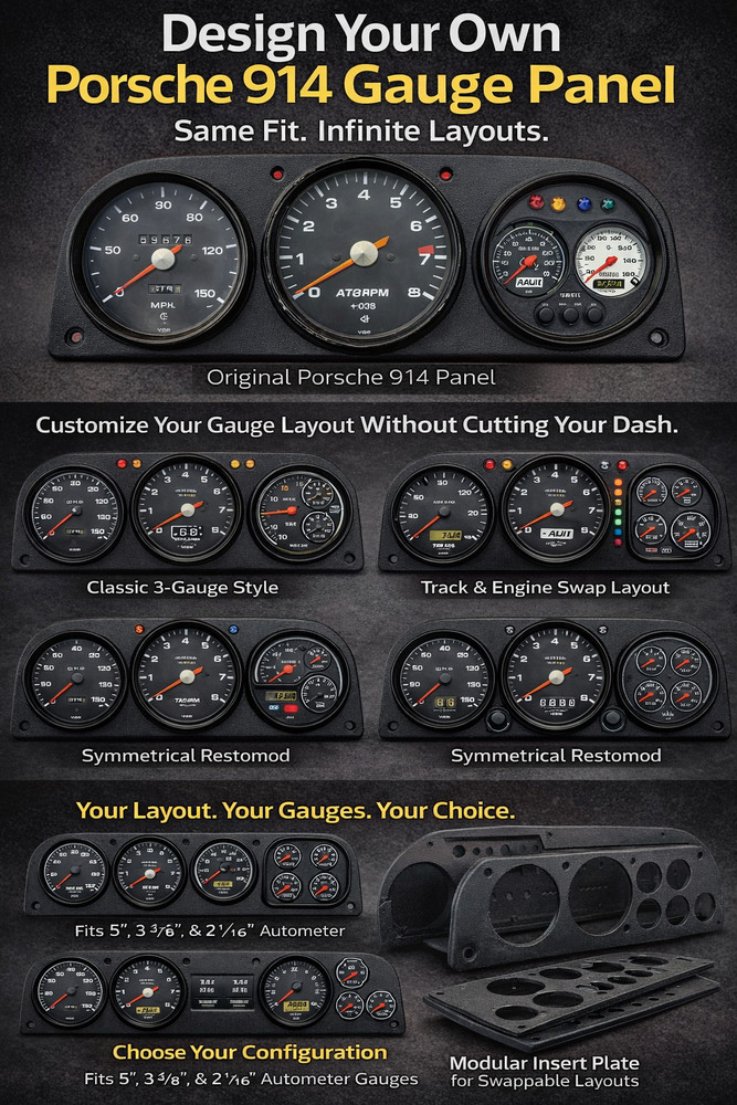 DESIGN YOUR PORSCHE 914 INSTRUMENT CLUSTER