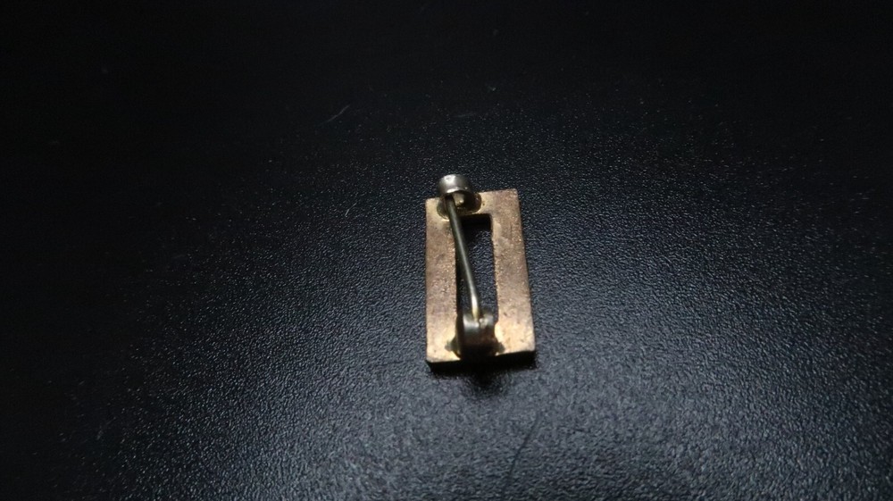 Antique Military Blue Enamel Pin