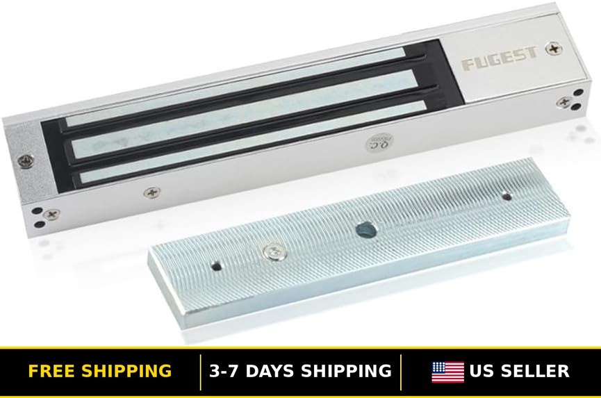 600lbs Electromagnetic Door Lock for Access Control 12V System - Single Door