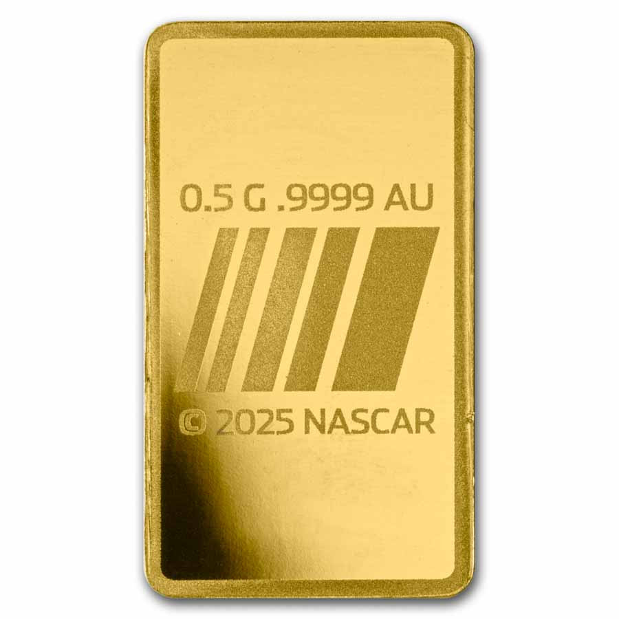 1/2 gram Gold Bar - NASCAR Racing