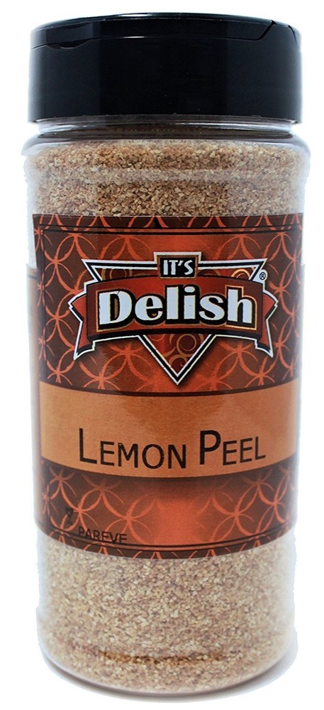 Granulated Lemon Peel by Its Delish, 8 Oz. Medium Jar