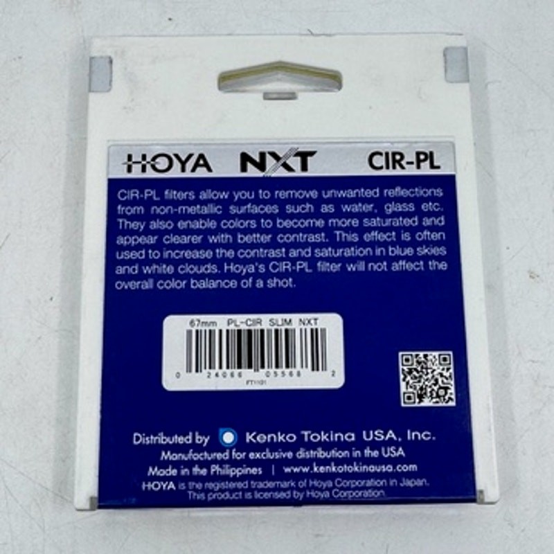 NWT HOYA 67mm NXT Circular Polarizer Filter