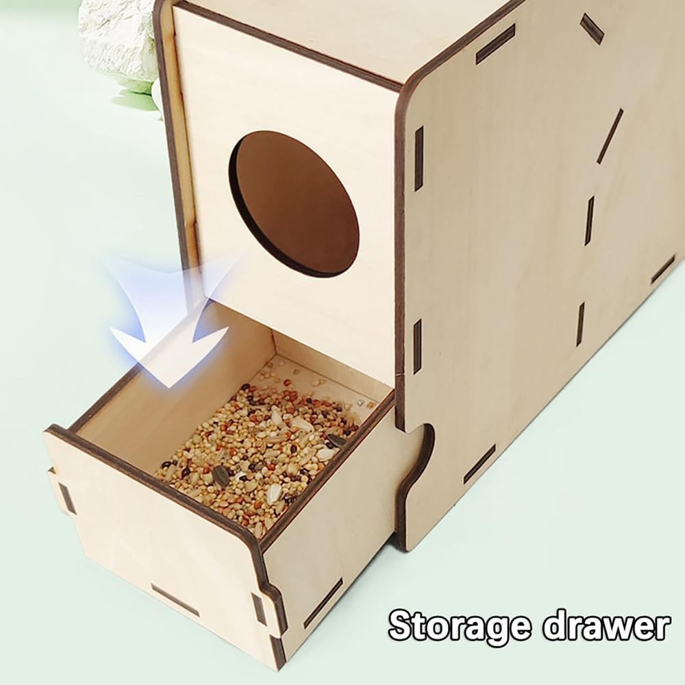 Birds Feed Wind Sheller Wooden Grain Splitter Machine Shell Separator Machine