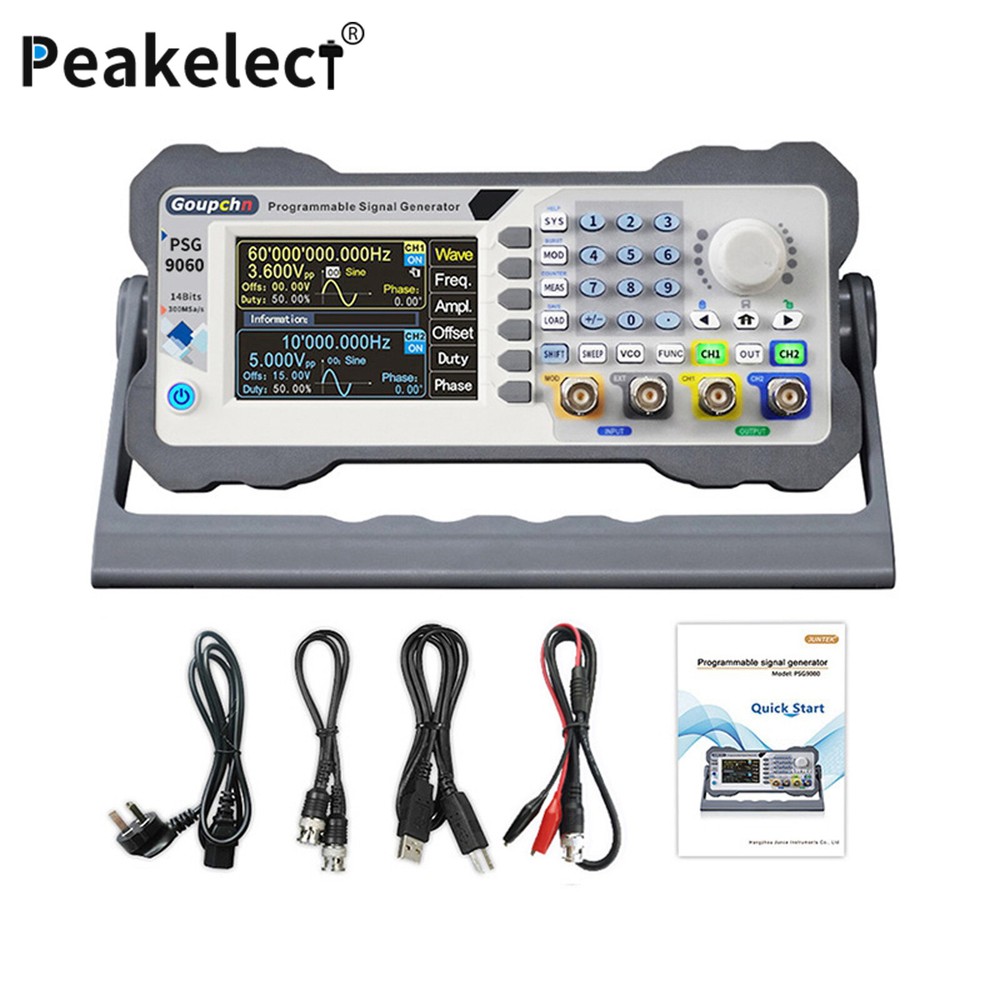 Programmable Signal Generator Dual Channel Arbitrary Waveform Frequency 60/80MHz