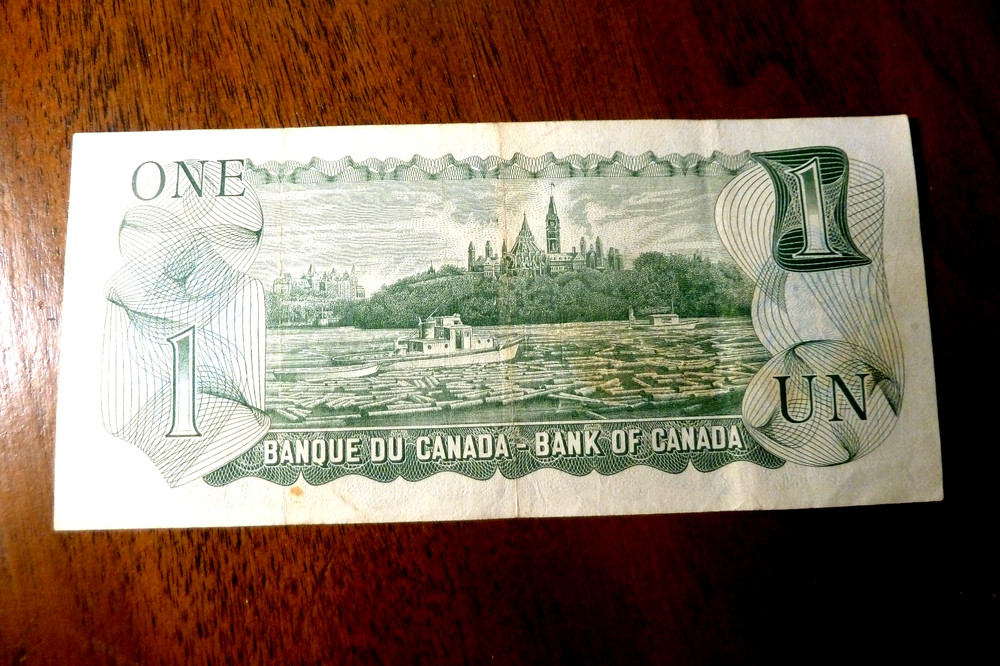 1973 Canada $1 One Dollar Ottawa Note US Seller