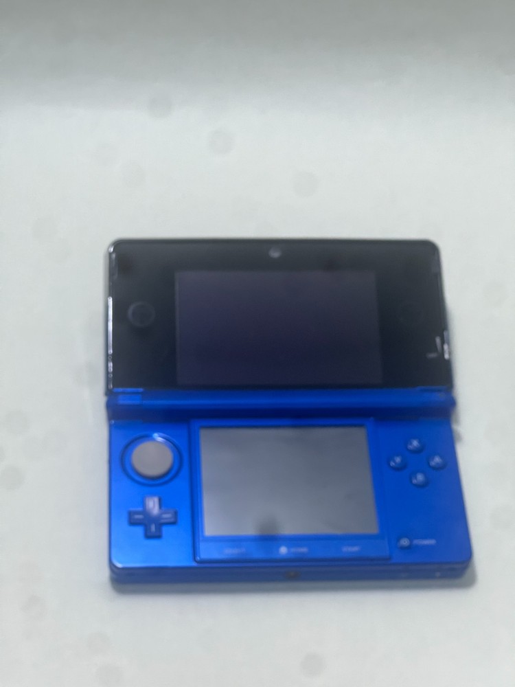 Nintendo 3DS Cobalt Blue Console Complete In Box Tested Working Excellent