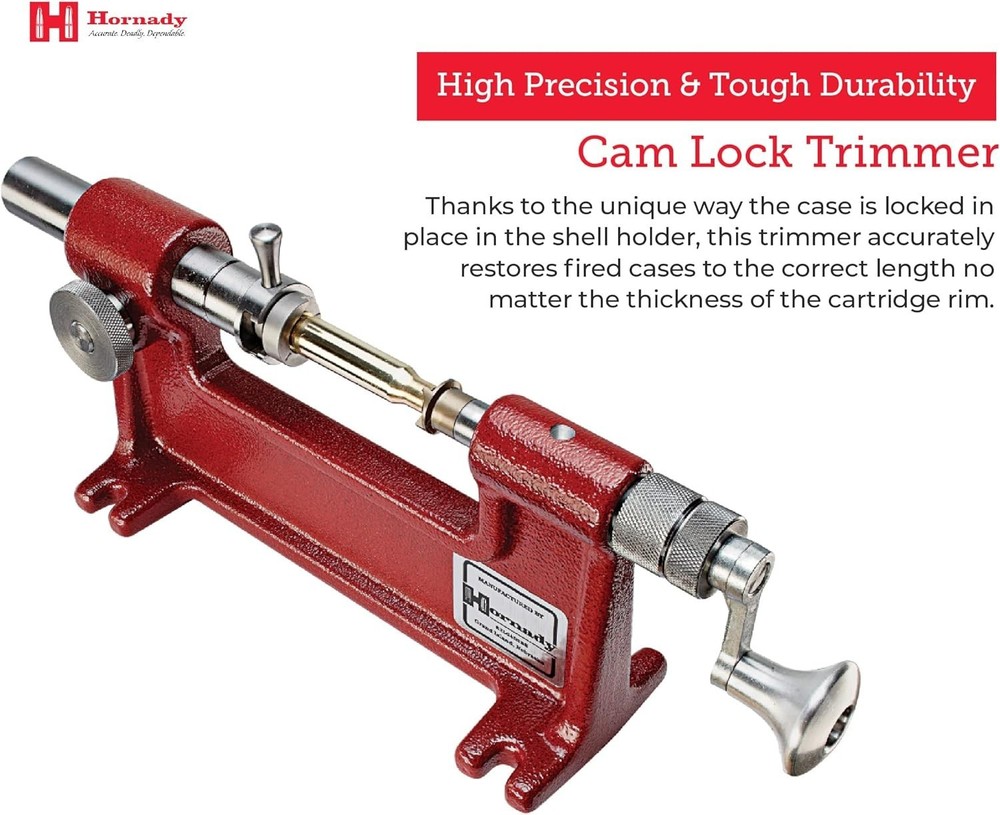 Cam-Lock Trimmer - Restore Fired Cases Accurately
