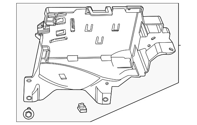 Genuine GM Engine Control Module Bracket 85116412