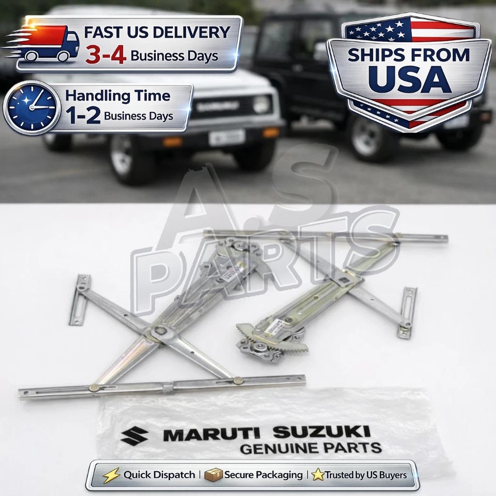 Suzuki Samurai Gypsy - Front Left & Right Side Window Regulator Assembly Manual