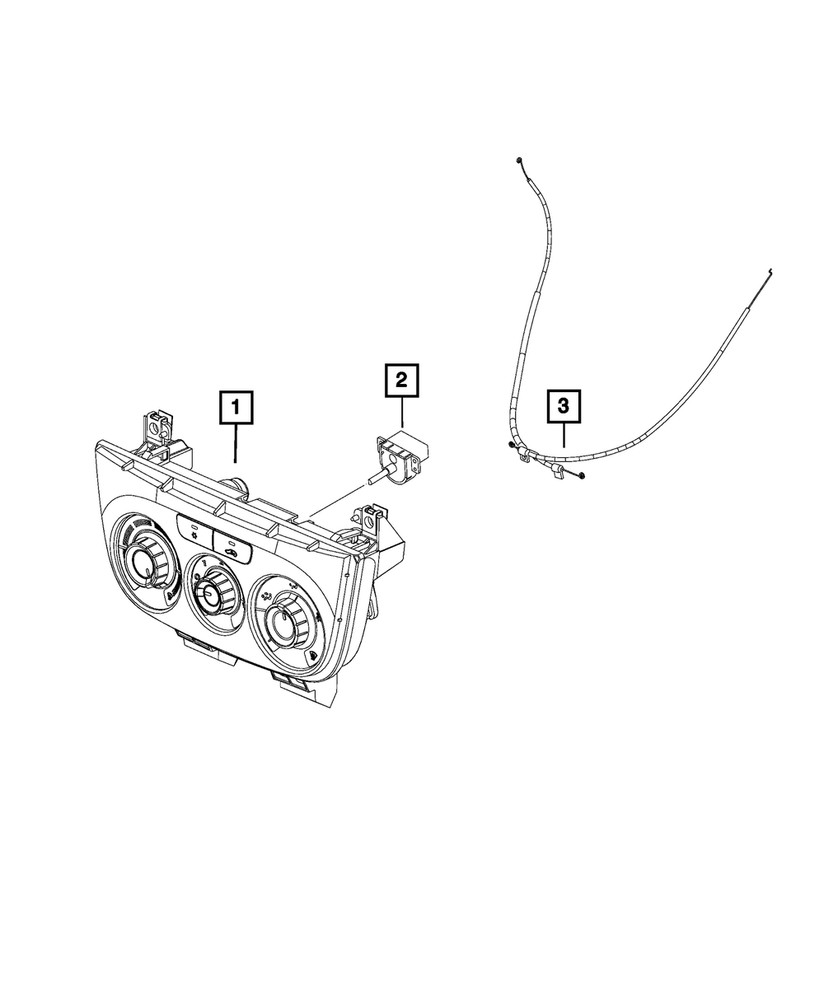 Genuine Mopar Blower Control Switch 68270225AA