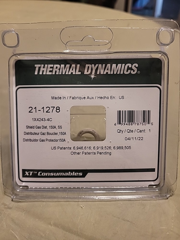 Thermal Dynamics 21-1278 Shield Gas Distributor 150A Ss