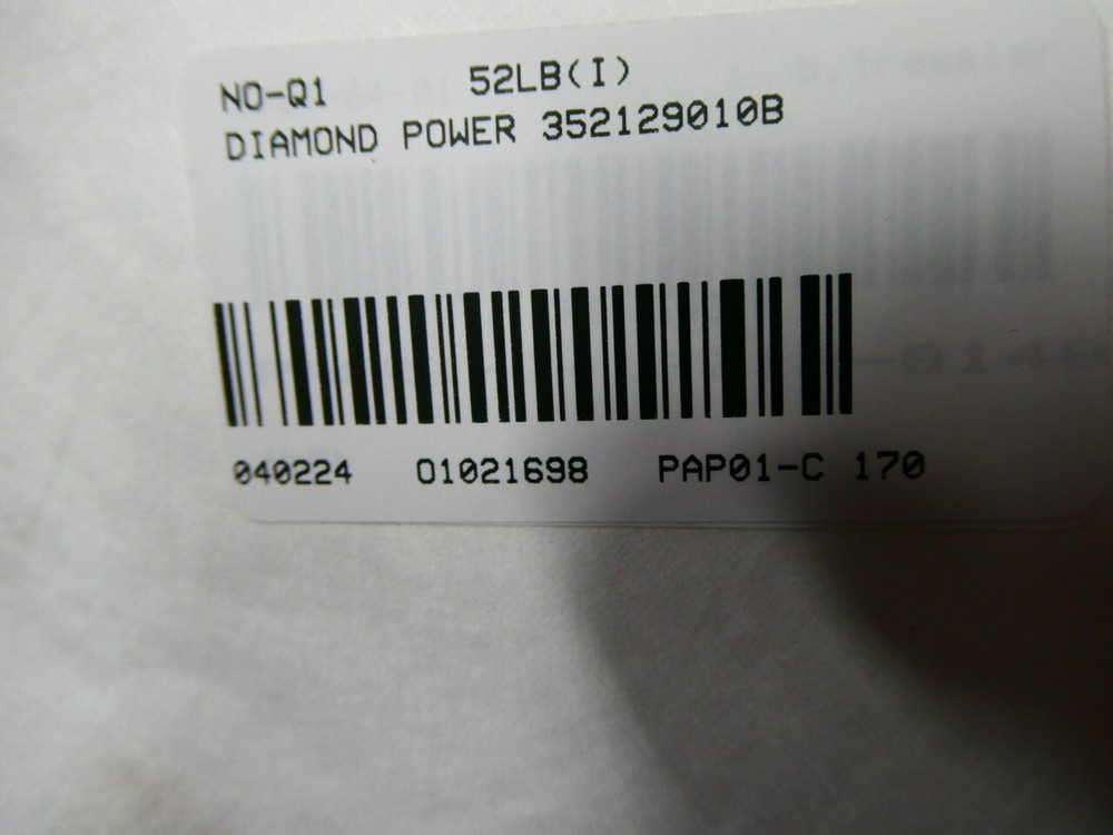 Diamond Power 352129010B Pivot And Ridgid Roller Support