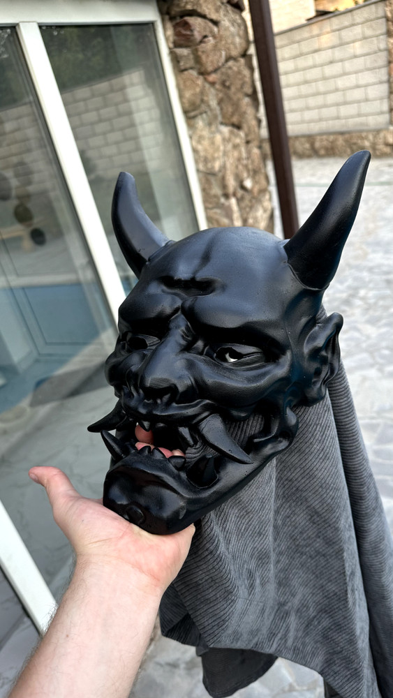 Japanese demon oni mask