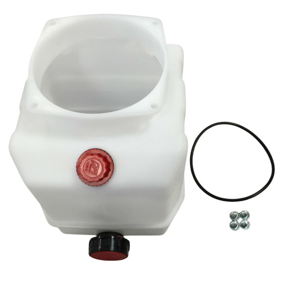 3 Quart Plastic Hydraulic Fluid Reservoir Kit for Dump Trailer